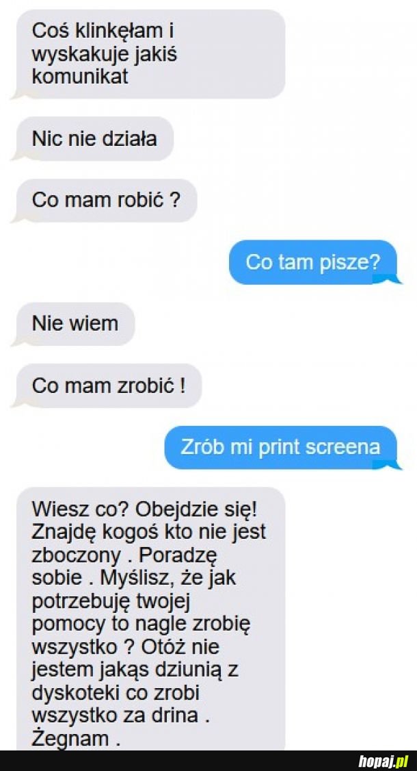 Dobrze mu powiedziała! 