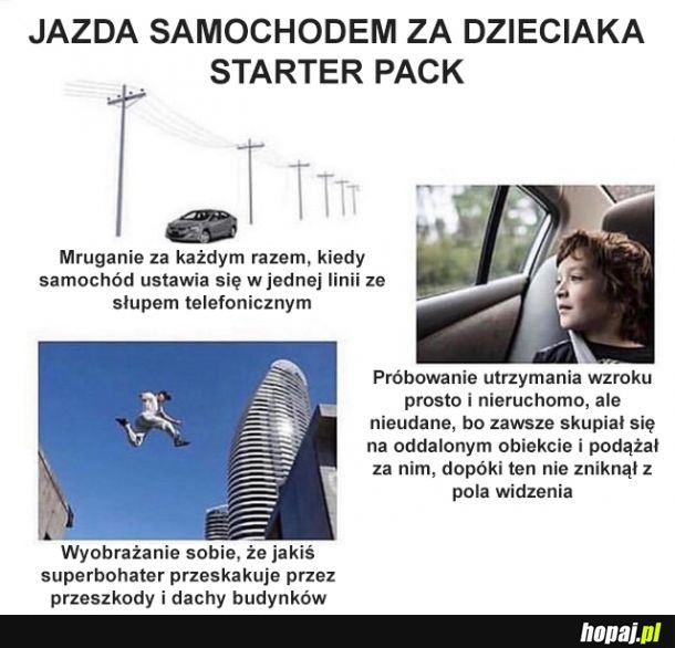 Jeszcze liczenie słupków i podążanie za kroplą na szybie