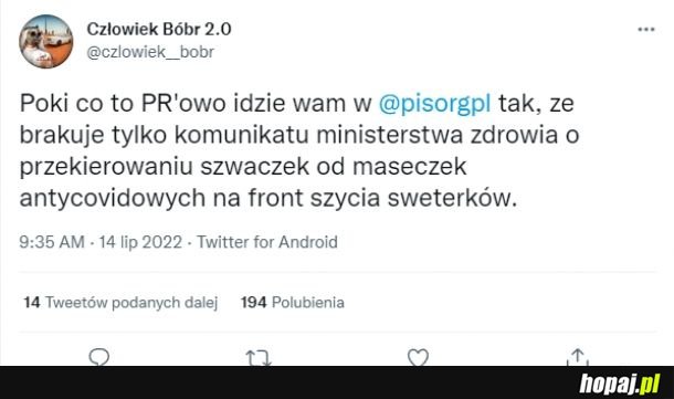 Najważniejsze to zachować zimną krew, ciepłą wełnę i spory zapas chrustu. (Ktoś wie gdzie mogę zrealizować receptę na sweter?)?
