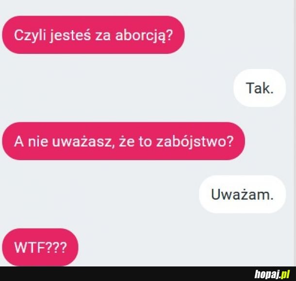 Uważam.