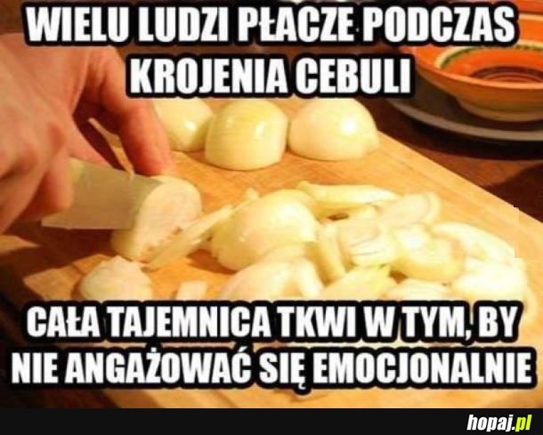 TAJEMNICA KROJENIA CEBULI