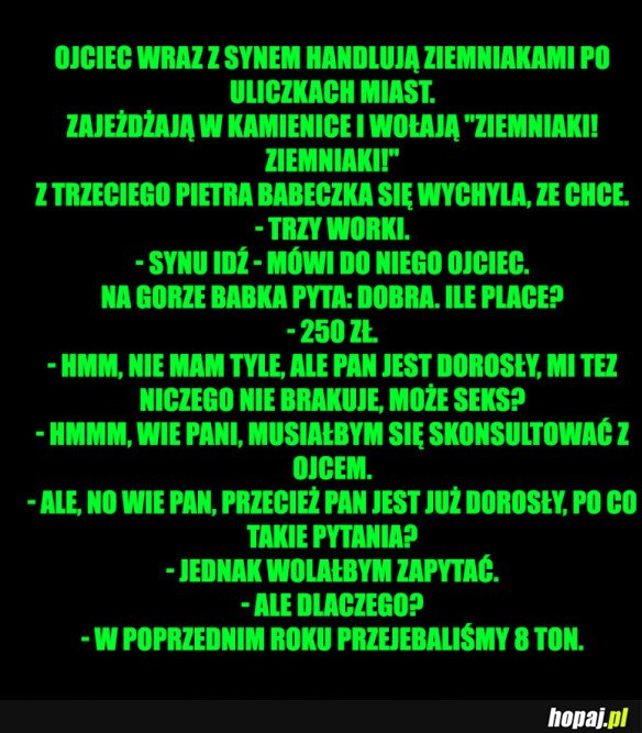 HANDEL ZIEMNIAKAMI
