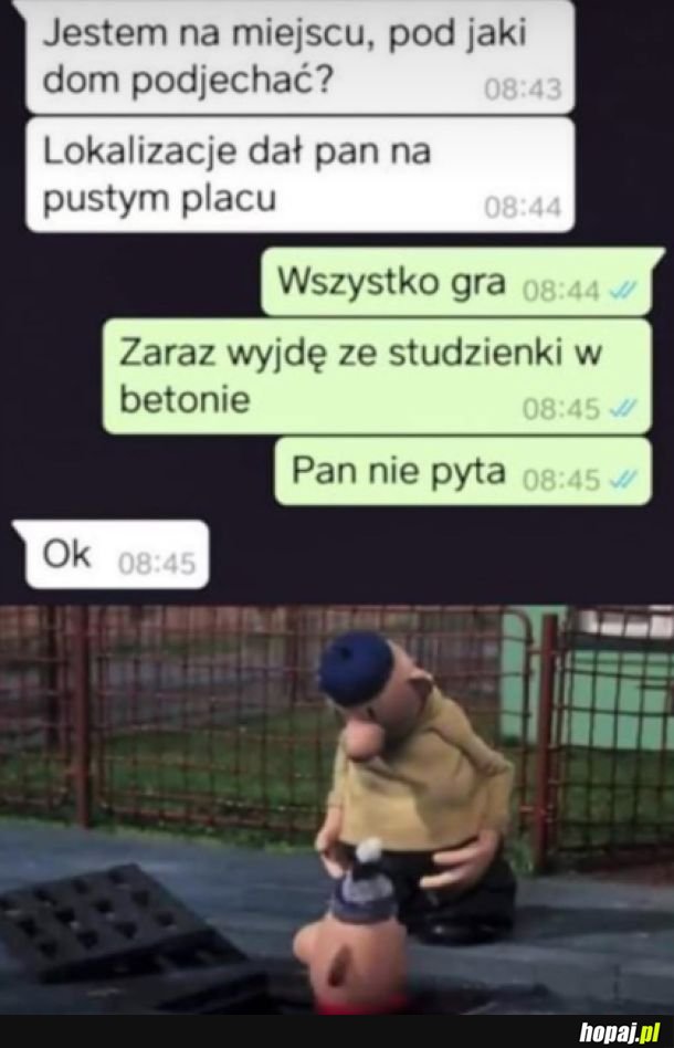 Pan nie pyta