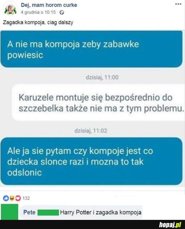 O co jej może chodzić? 