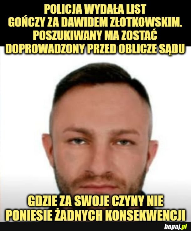 List gończy.
