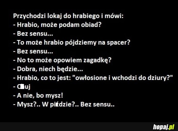 Bez sensu...