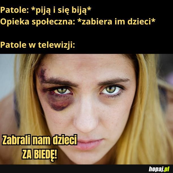 Za biedę.