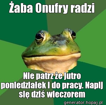 Żaba Onufry radzi