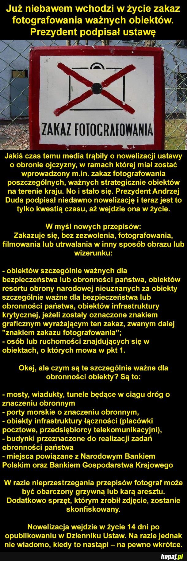 Nowy zakaz