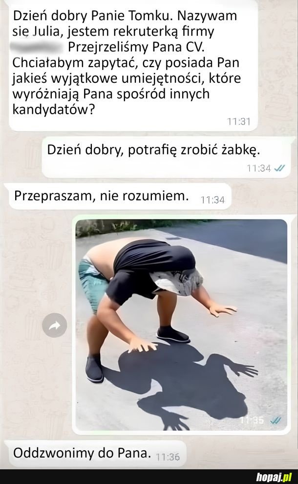Nietuzinkowa umiejętność