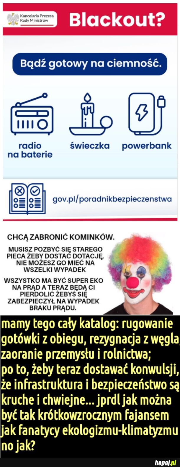 Blackout to mają wszystkie lewary, we łbie