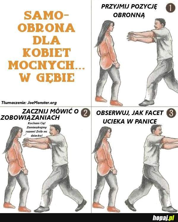 Samoobrona dla kobiet mocnych w gębie