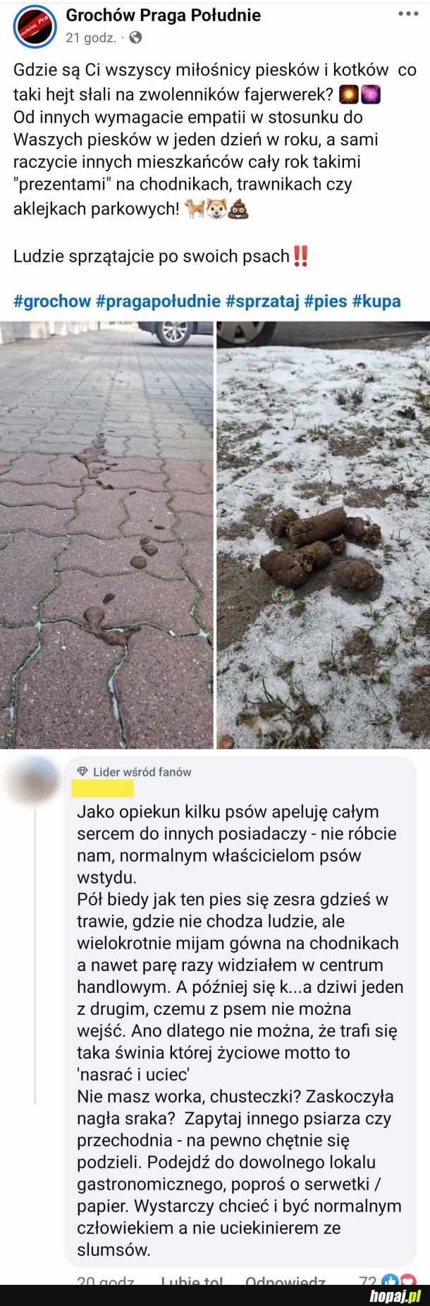 Ludzie, sprzątajcie po swoich psach