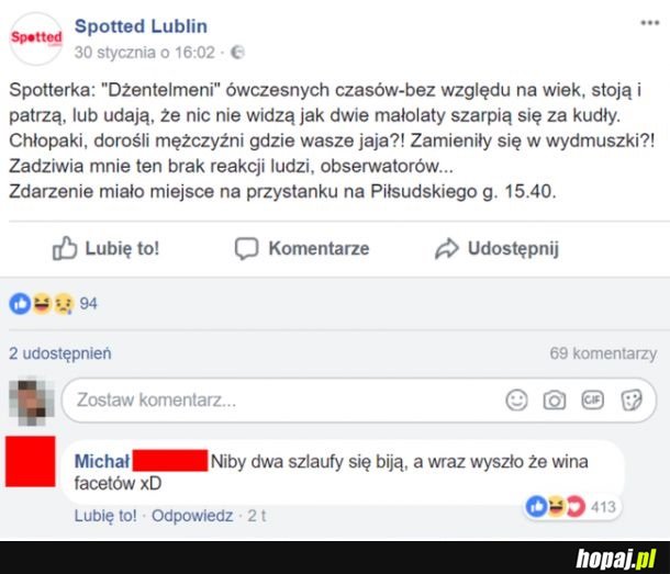 Bo to wszystko wina facetów