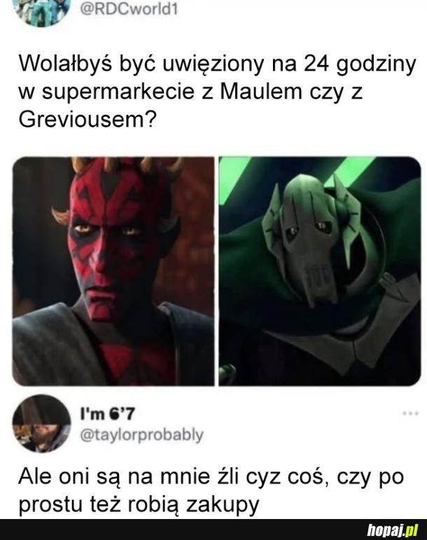 Bardzo ważne pytanie natury egzystencjalnej
