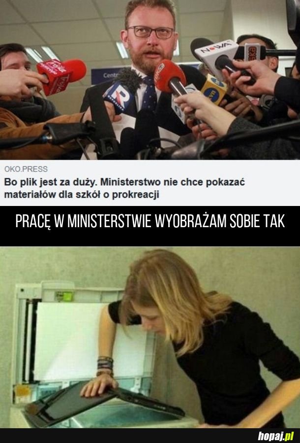 Ministerstwo nie umie w komputer