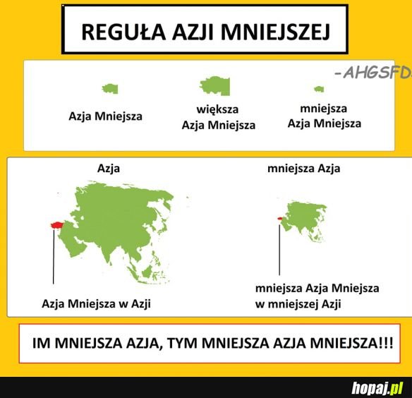 Reguła Azji mniejszej