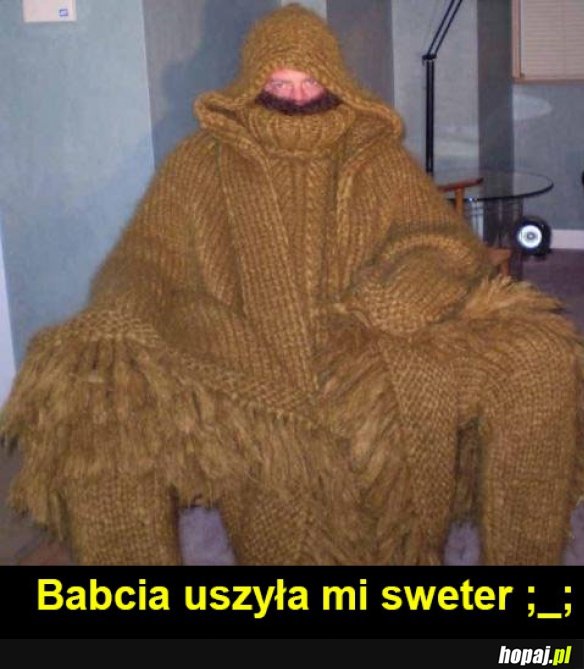 Sweter od babci
