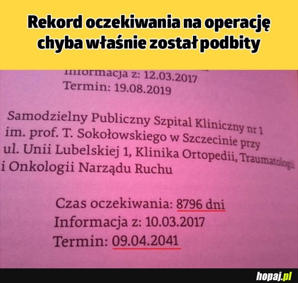 Mój kochany NFZ