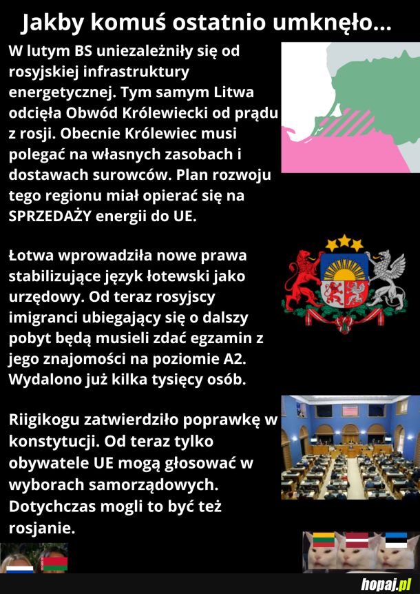 Sukcesy Wielkiego Imperium Rosji w Krajach Bałtyckich