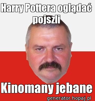 Harry Pottera oglądać pojszli