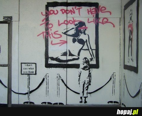 You don't have to look like this