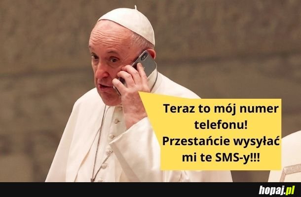 SMS do papieża