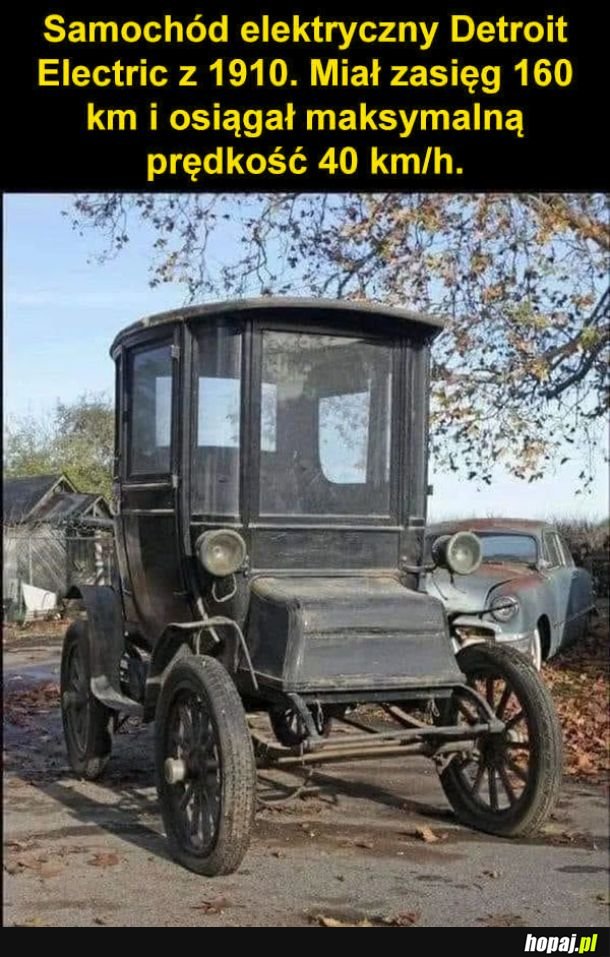 Samochód elektryczny z 1910