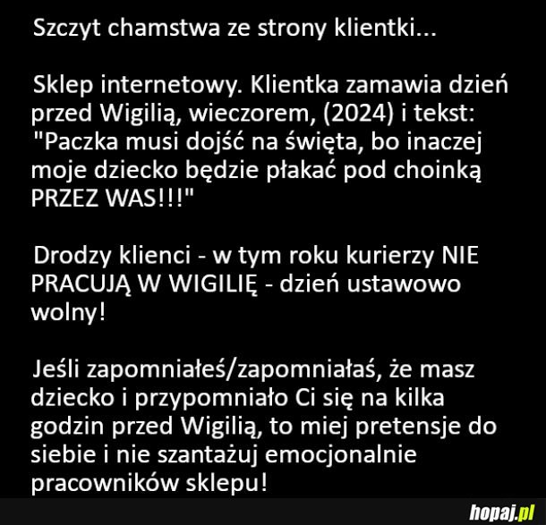 Szczyt chamstwa