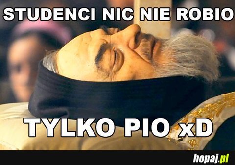 Studenci nic nie robio