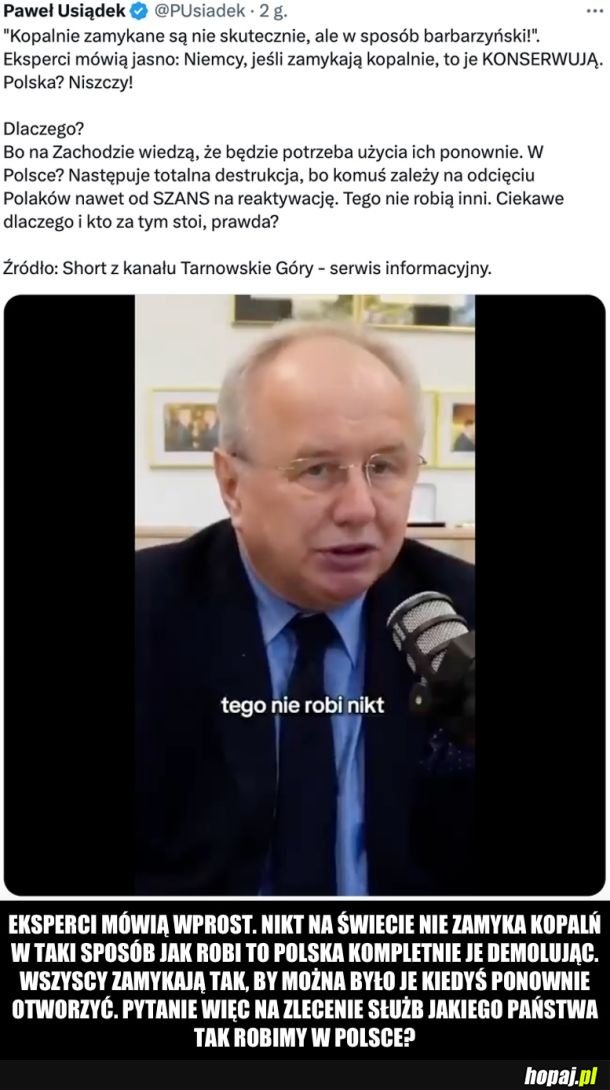 Nikt na świecie tak nie robi, tylko Polska