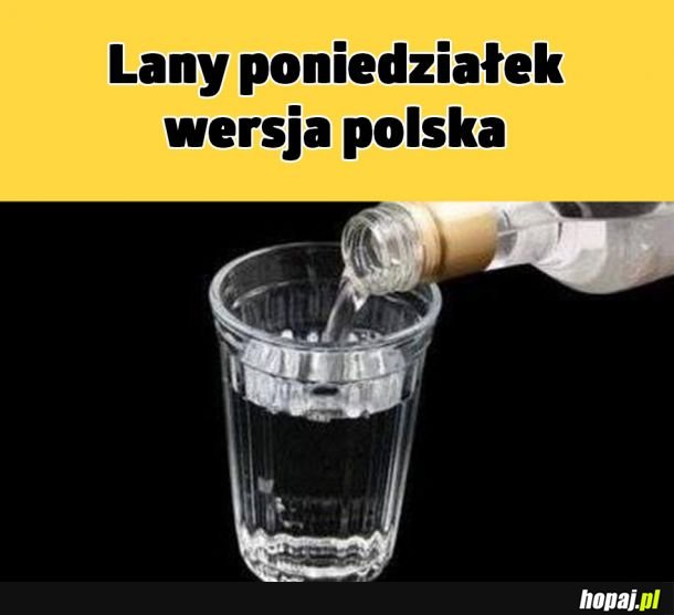 Lany poniedziałek 