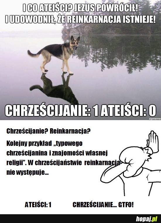 Re: chrzescijanie vs ateisci