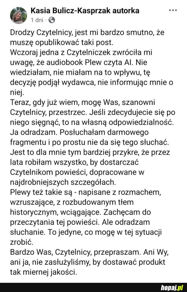 Kiedy twoją książkę czyta AI