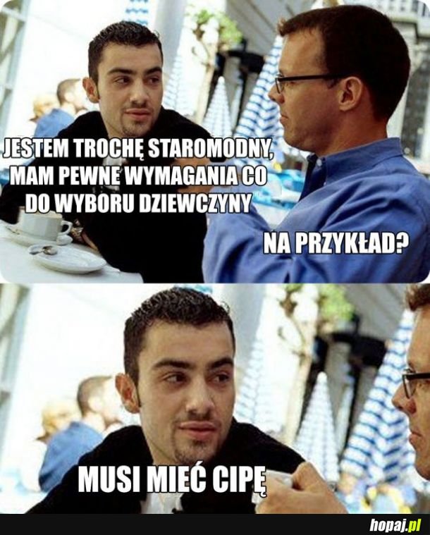 Staromodne podejście 