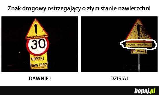 Dawniej, a dziś