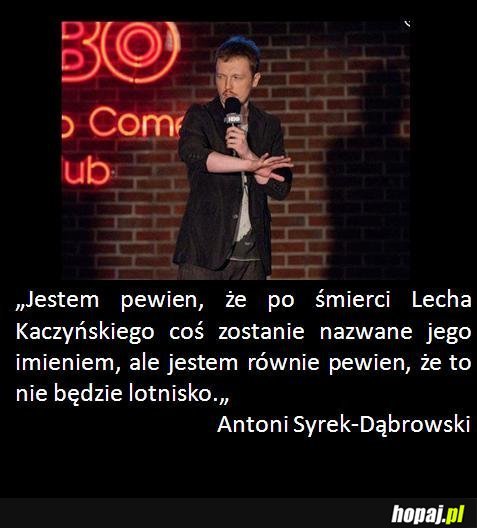 Antoni Syrek-Dąbrowski w świetnej formie ;)