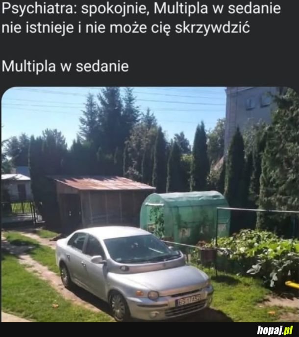 Multipla w sedanie