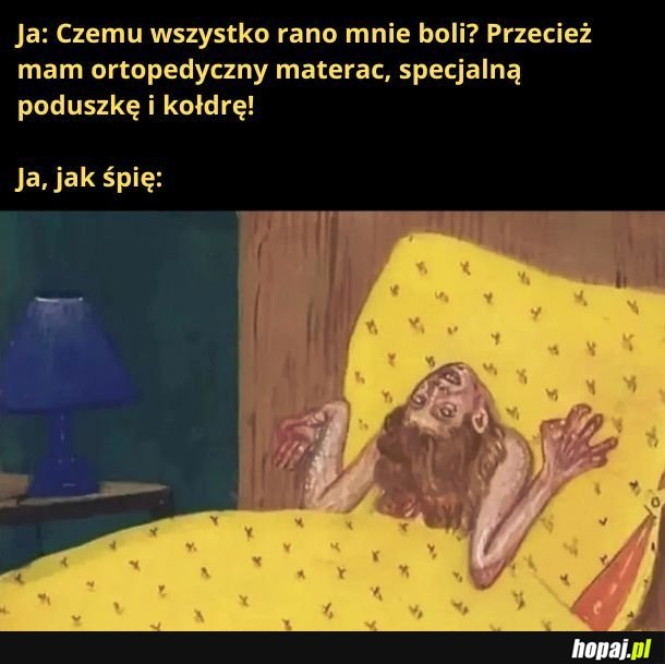 Ja, jak śpię