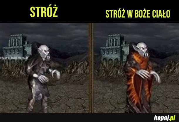 Stróż w Boze Ciało