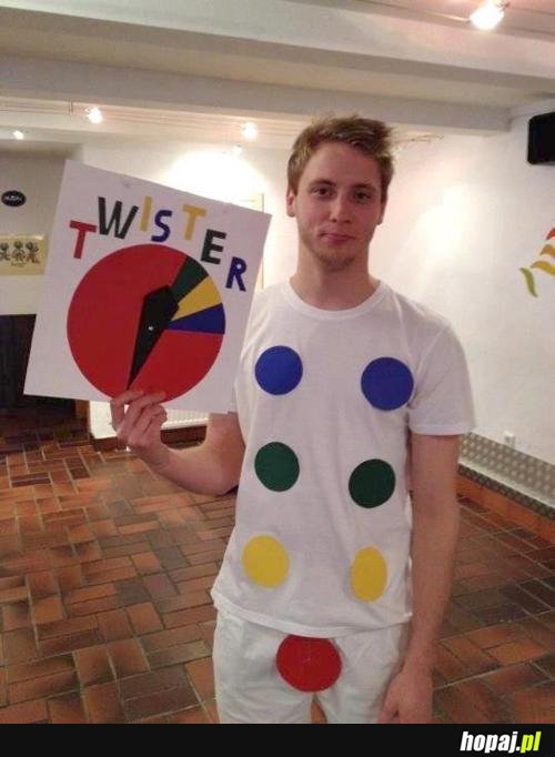 Twister, gdy grasz z koleżankami