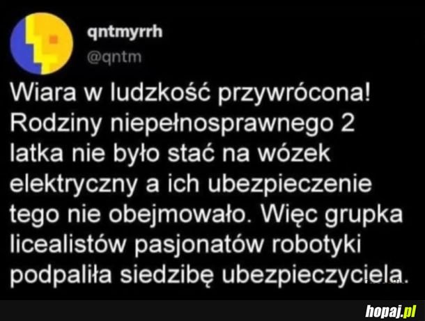 Są jeszcze dobrzy ludzie