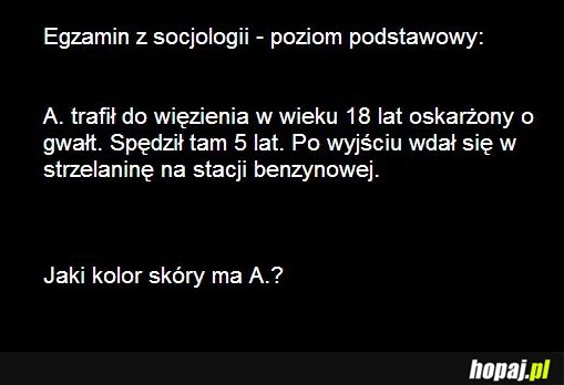 Egzmian z socjologii