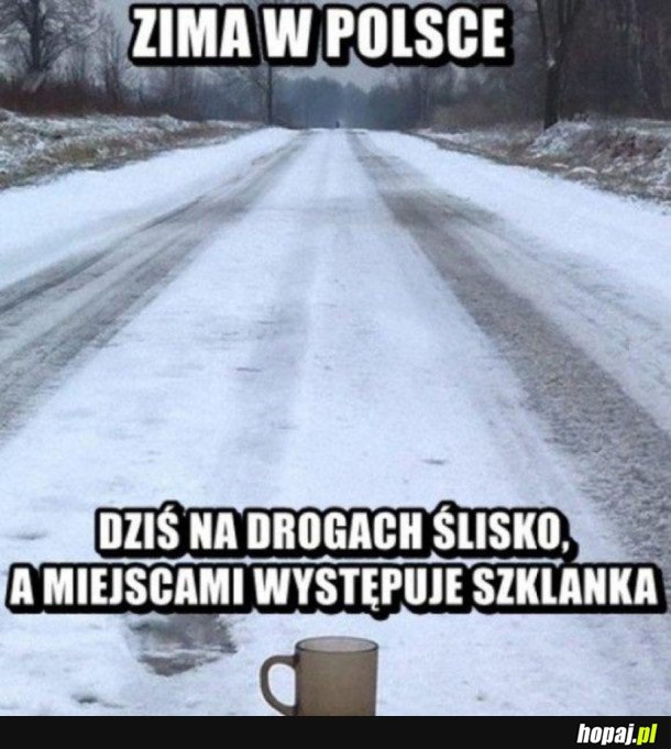 ZIMA W POLSCE