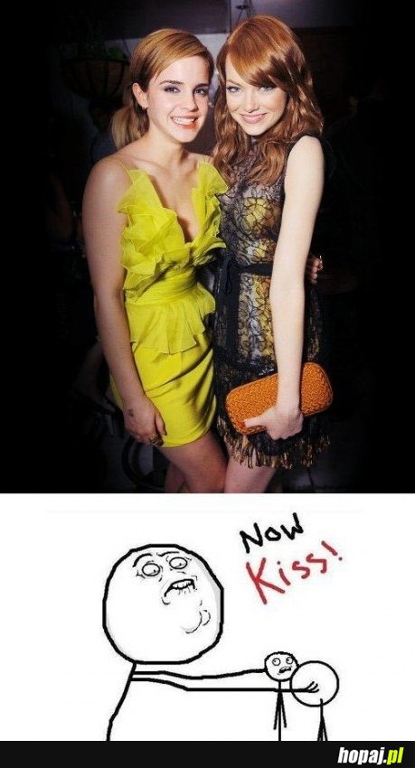 Now kiss!