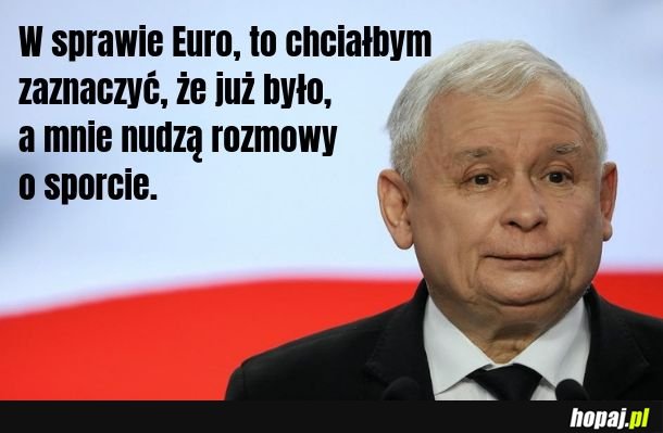 Jarek nie wprowadzi euro 