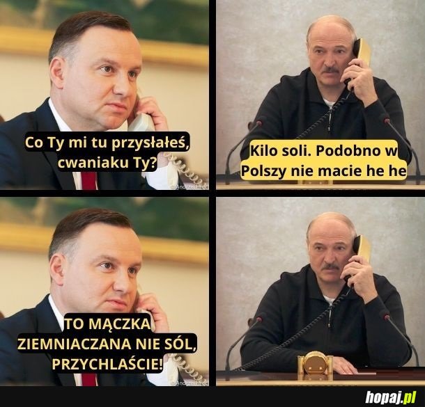 Skąd on niby miał wziąć sól