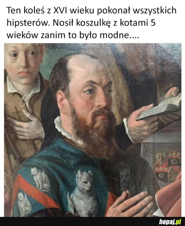 Pierwszy w historii hipster 