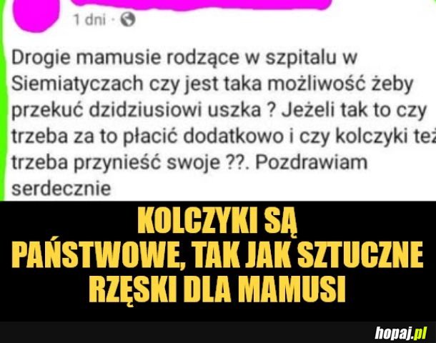 Kolczyki.