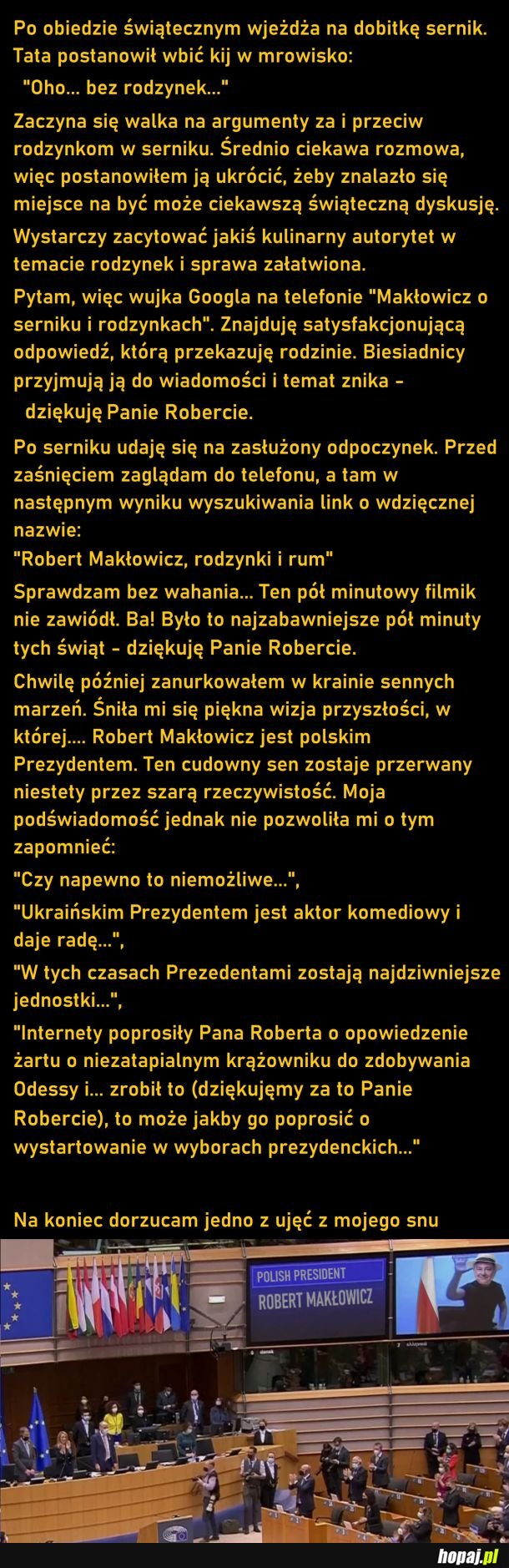 Święta, Święta i... Makłowicz na Prezydenta